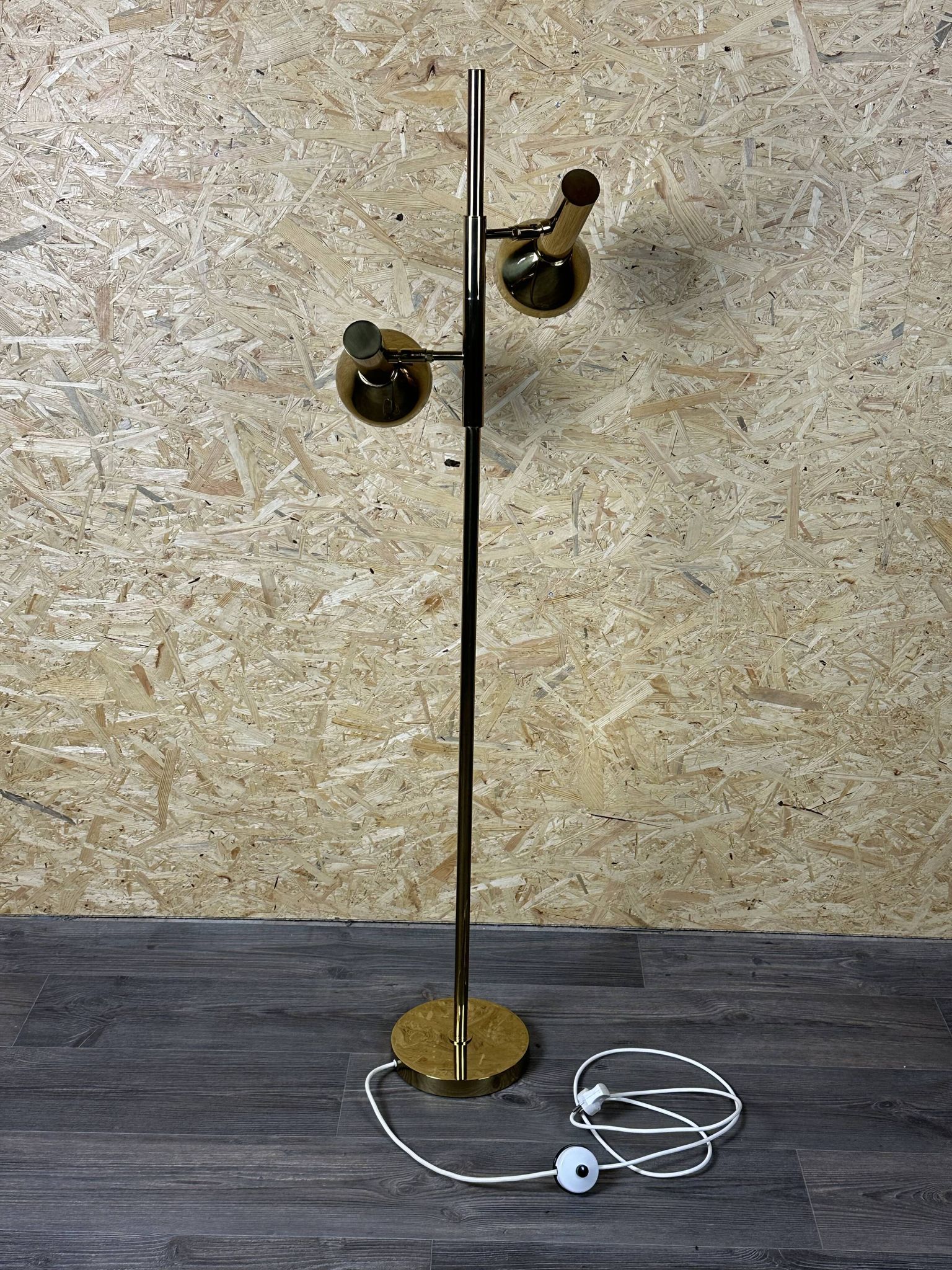 60s 70s 2-bulb adjustable floor lamp by Cosack Leuchten Germany