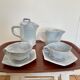 Vintage ceramic coffee service Idlas "felucca"