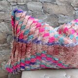 Magnifique coussin Kilim berbère vintage du Maroc