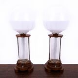 A pair of unique mid-20th century table lamps