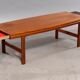 Table basse palissandre design scandinave 1950