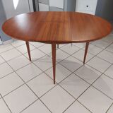 Scandinavian extendable table vintage teak 1960s
