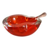 Vintage Murano glass ashtray