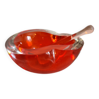 Vintage Murano glass ashtray