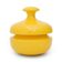 Yellow ceramic vase with lid by Enzo Bioli for Il Picchio, 1970s.