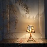 Louis sognot rattan table lamp