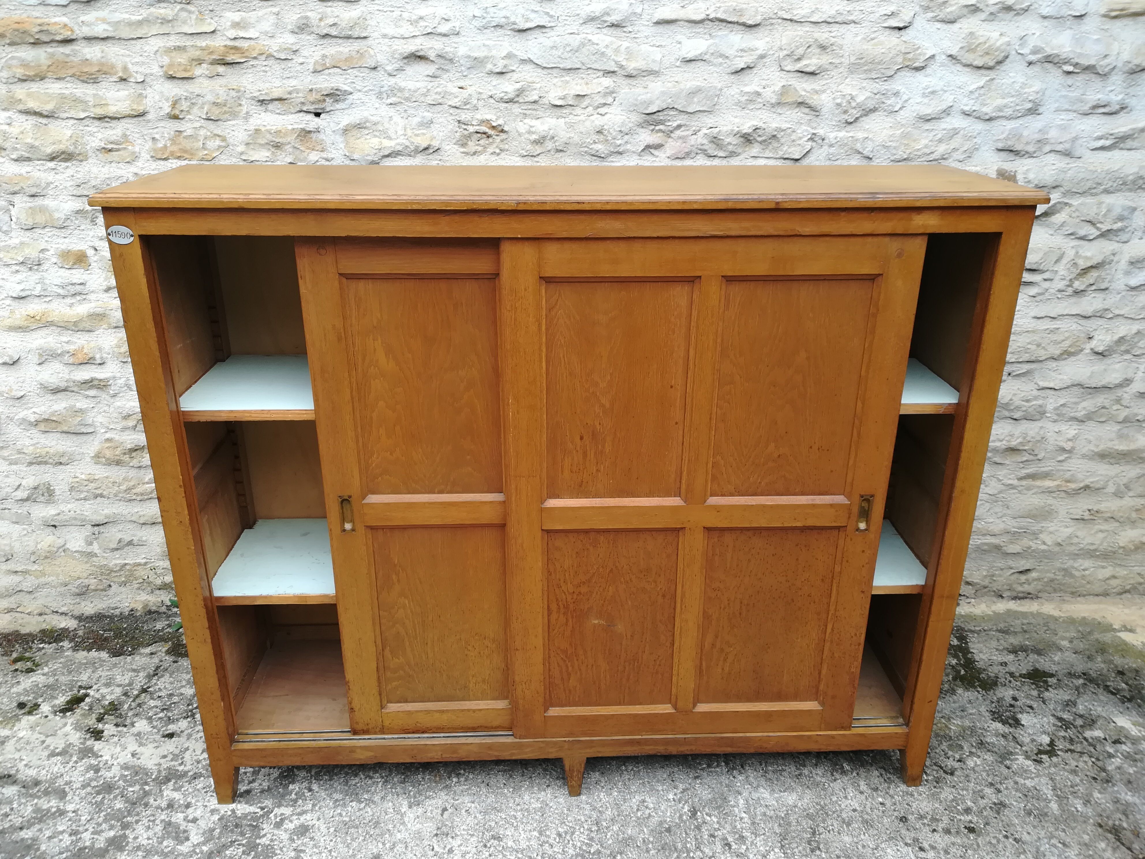 Furniture has two sliding doors