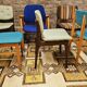 Set of 6 mismatched 1960s Scandinavian chairs