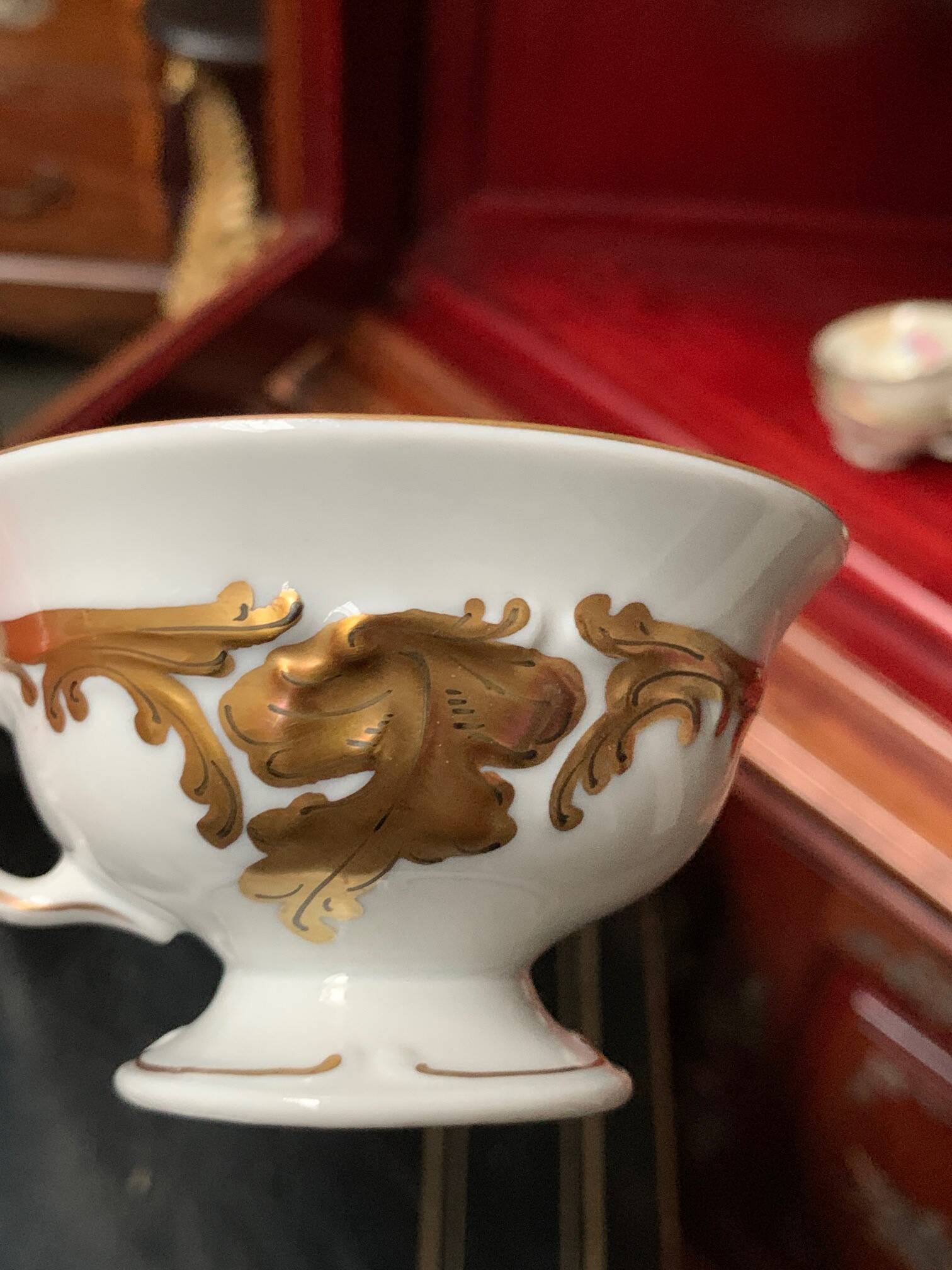 Lot - 10 pairs of Wawel coffee cups