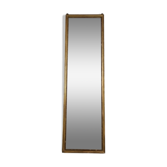 Vintage wall mirror, gold frame, 118 cm