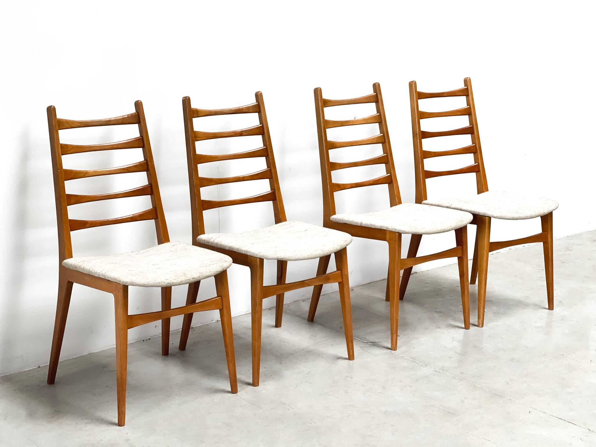 set of four Danish dining chairs