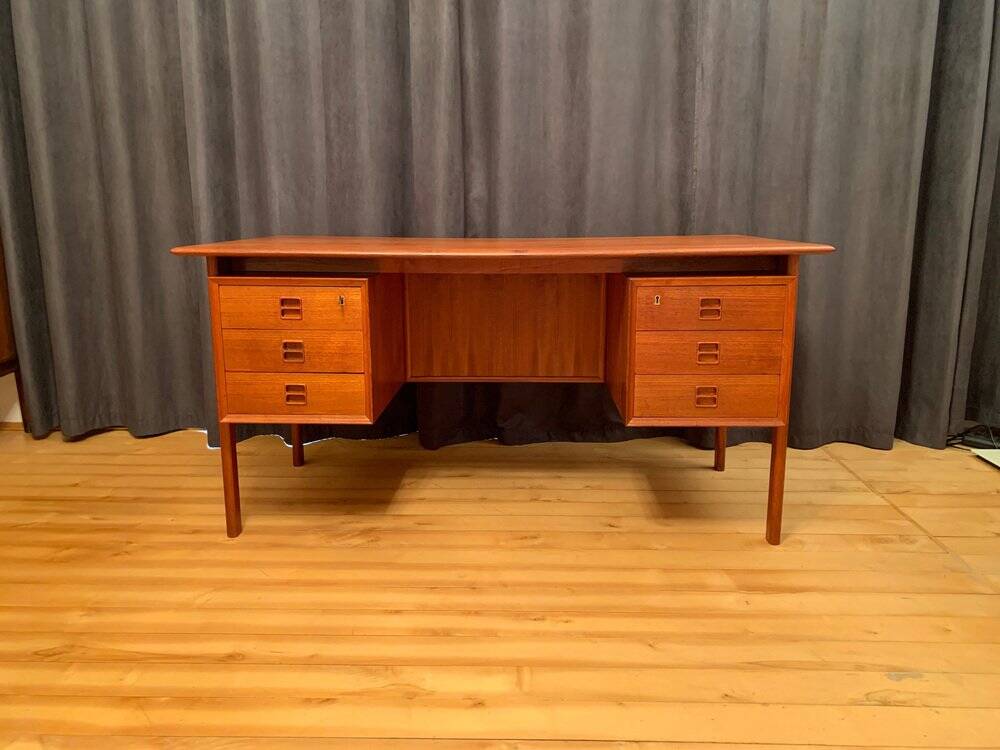 Double-sided desk attributed to Arne Vodder from Brouer Møbelfabrik, Denmark, 1960s