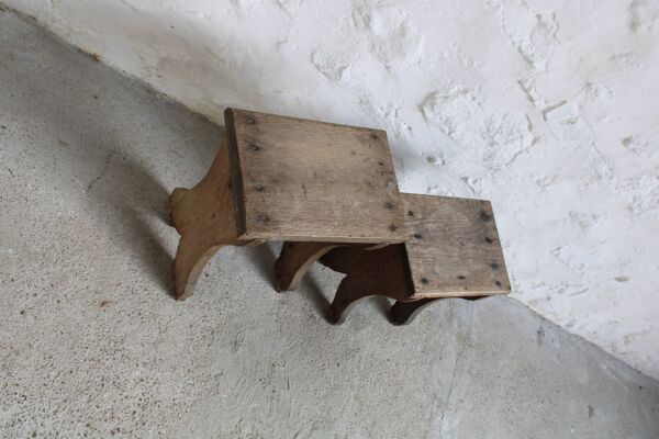 paire de tabouret gigogne