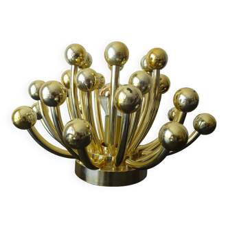 Pistillino gold wall lamp Studio Tetrarch Valenti design 70s