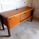 Vintage wooden storage row for office