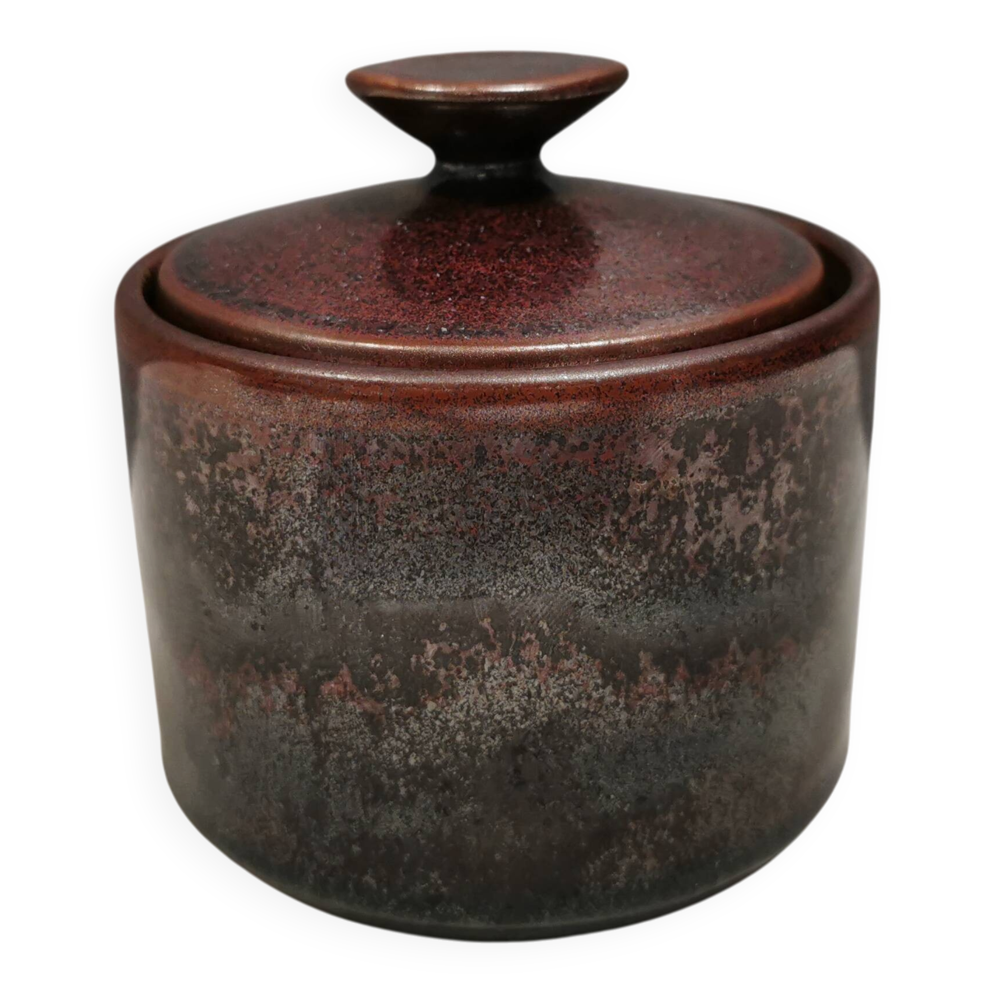 Ceramic sugar bowl with lid by Danish Desiree, 1970s.