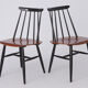 Pair Fanett chairs by Ilmari Tapiovaara 60/70