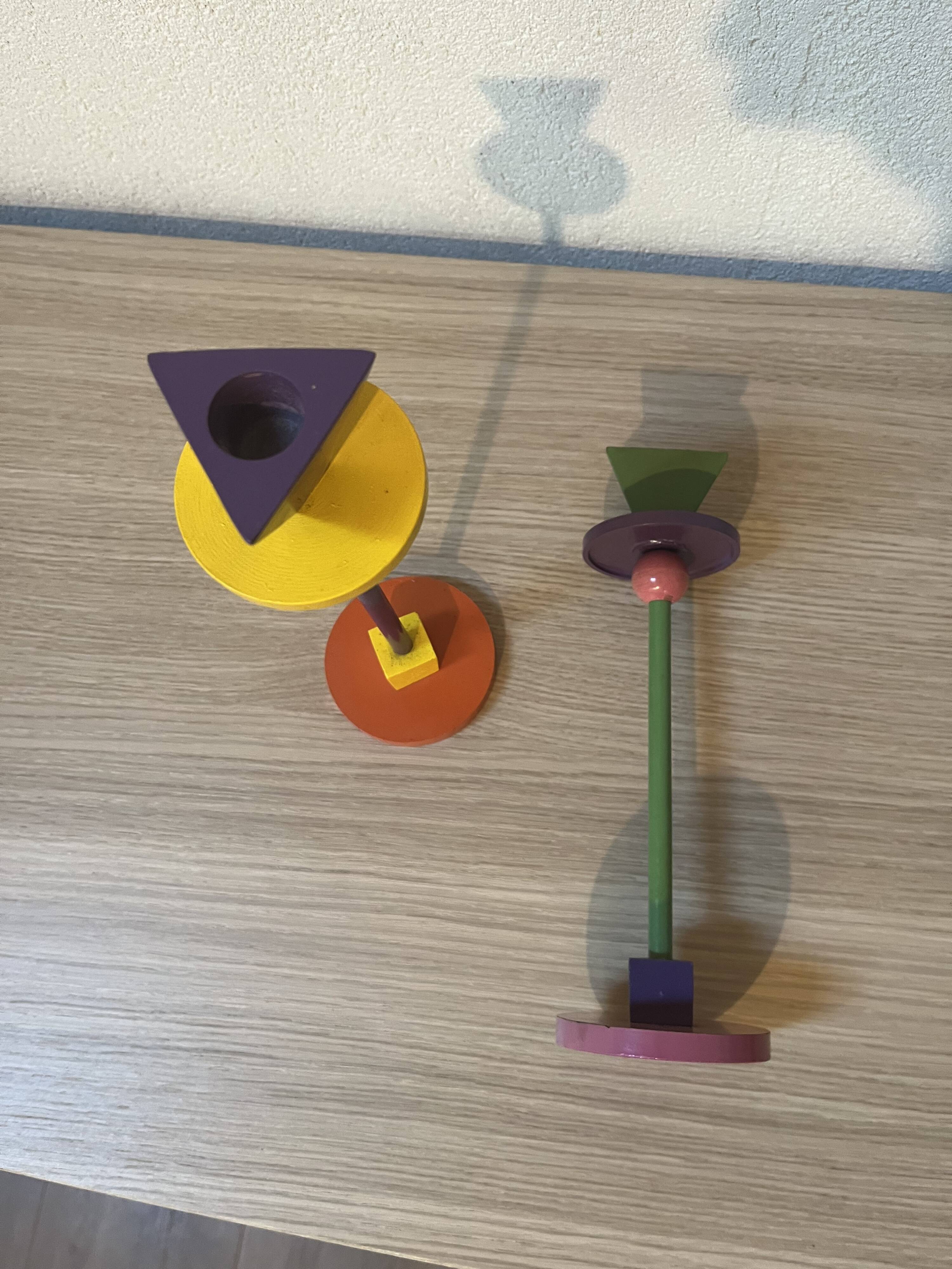 Pair of vintage Ikea candlesticks