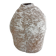 Sculptural vase with a mineral Boho spirit.
