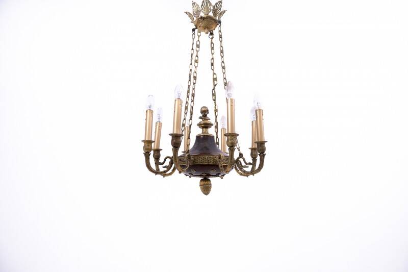 Lampe, Europe occidentale, vers 1920.