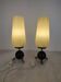 Paire de lampes de table vintage "Tripode" – Style Mid- Space age