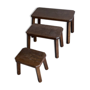 Ensemble de 3 tables - gigognes
