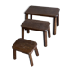 Ensemble de 3 tables gigognes en chêne