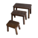 Ensemble de 3 tables gigognes en chêne