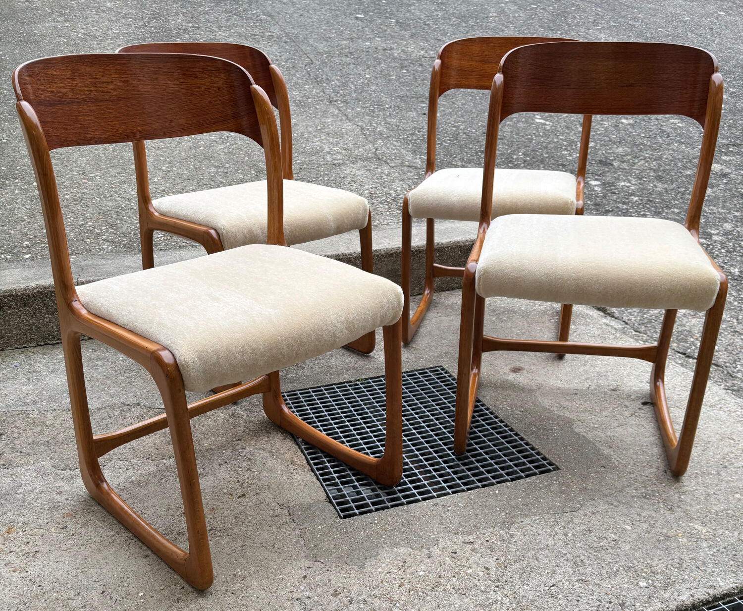 4 Baumann Sleigh Chairs