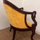 Gooseneck gondola chair