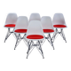 Lot de 6 chaises de Charles & Ray Eames