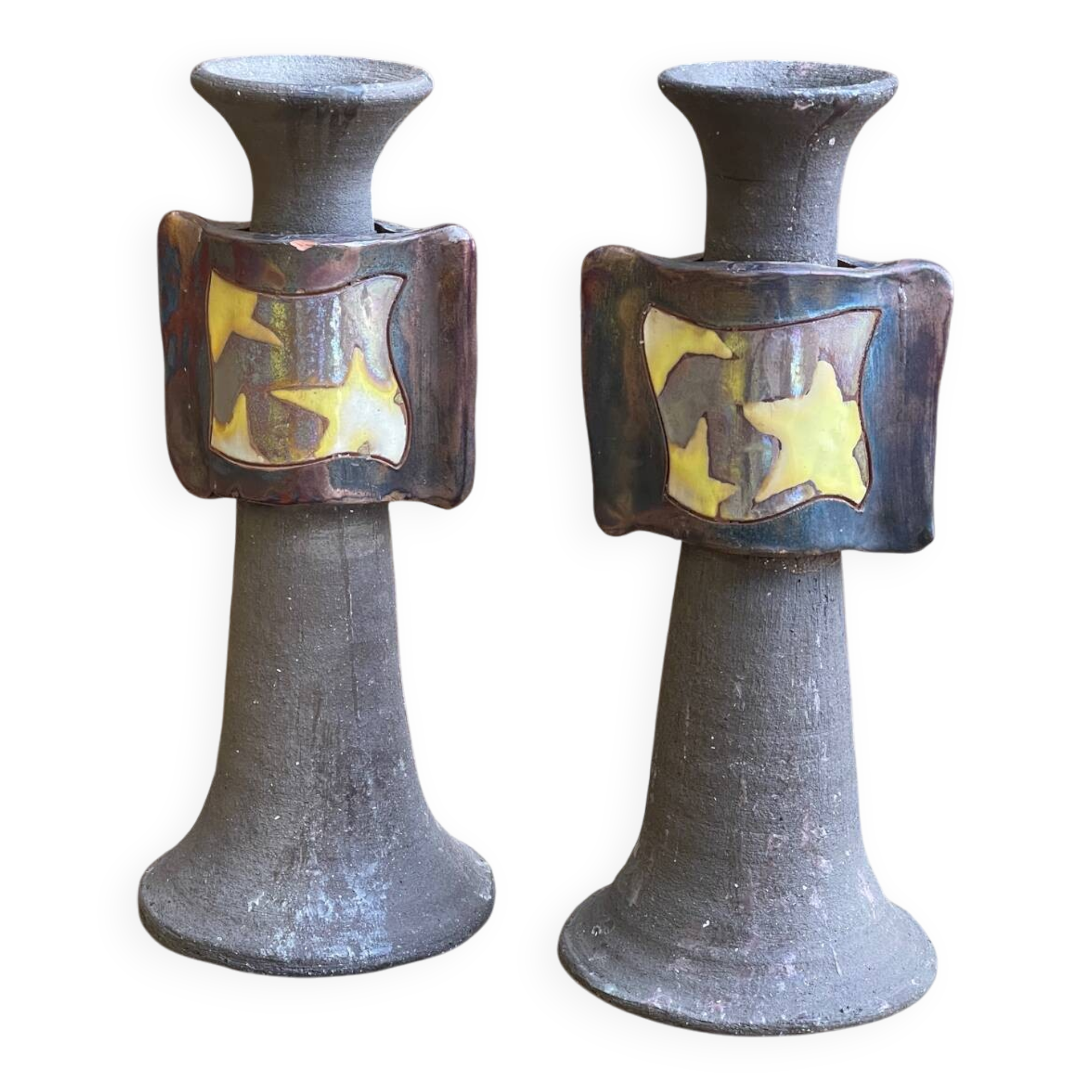 Brutalist candle holder