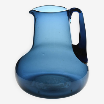 Blue carafe by Claude Morin, circa 1975