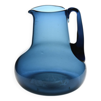 Blue carafe by Claude Morin, circa 1975