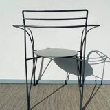 Pair of 'Silver Moon' chairs by Pascal Mourgue - Fermob. Vintage 80s.