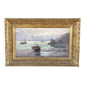 Tableau ancien marine