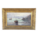 Old marine painting – Oil on panel signed Léo Spanoghe