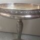 Silver metal stand cup