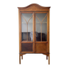 Antique edwardian glass display cabinet