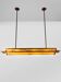 Vintage French large pendant lamp 'marble look Art Deco style'
