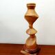 Bougeoir totem scandinave en bois