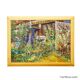 Impressionist oil painting of a garden, Alexander Michael 1994