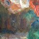 Victor Ferreri's bouquet of anemones oil on panel