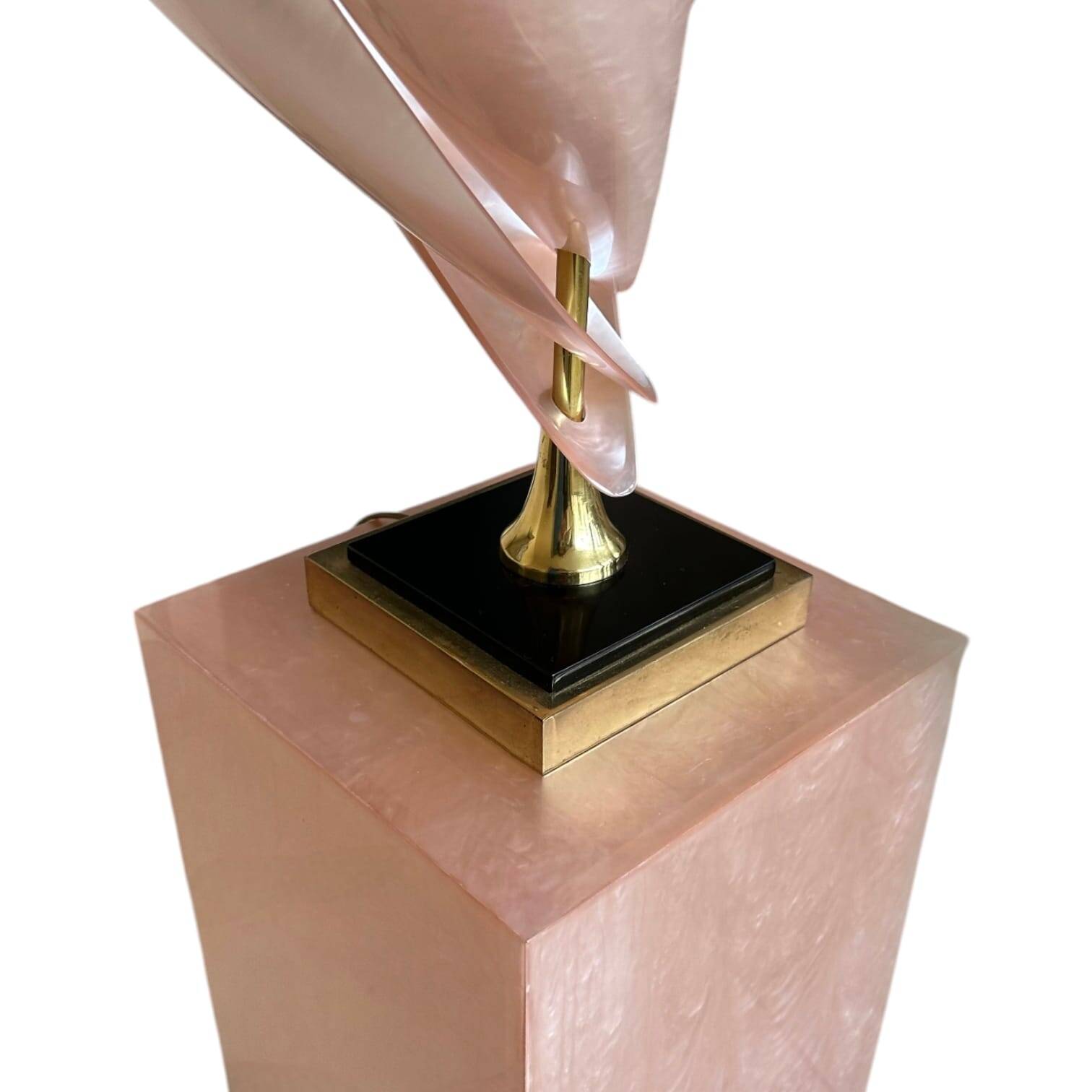 Maison Rougier, Shell lamp, circa 1970