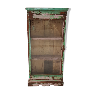 Old window - teak wall shelf