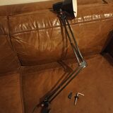 Black vintage architect lamp in its box