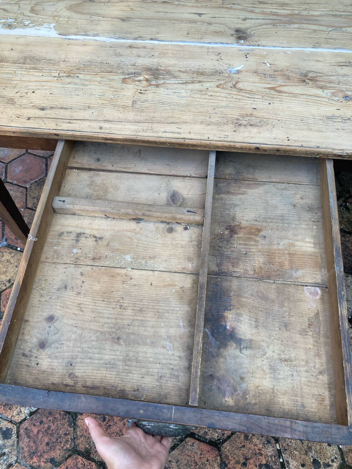 Vintage farmhouse table