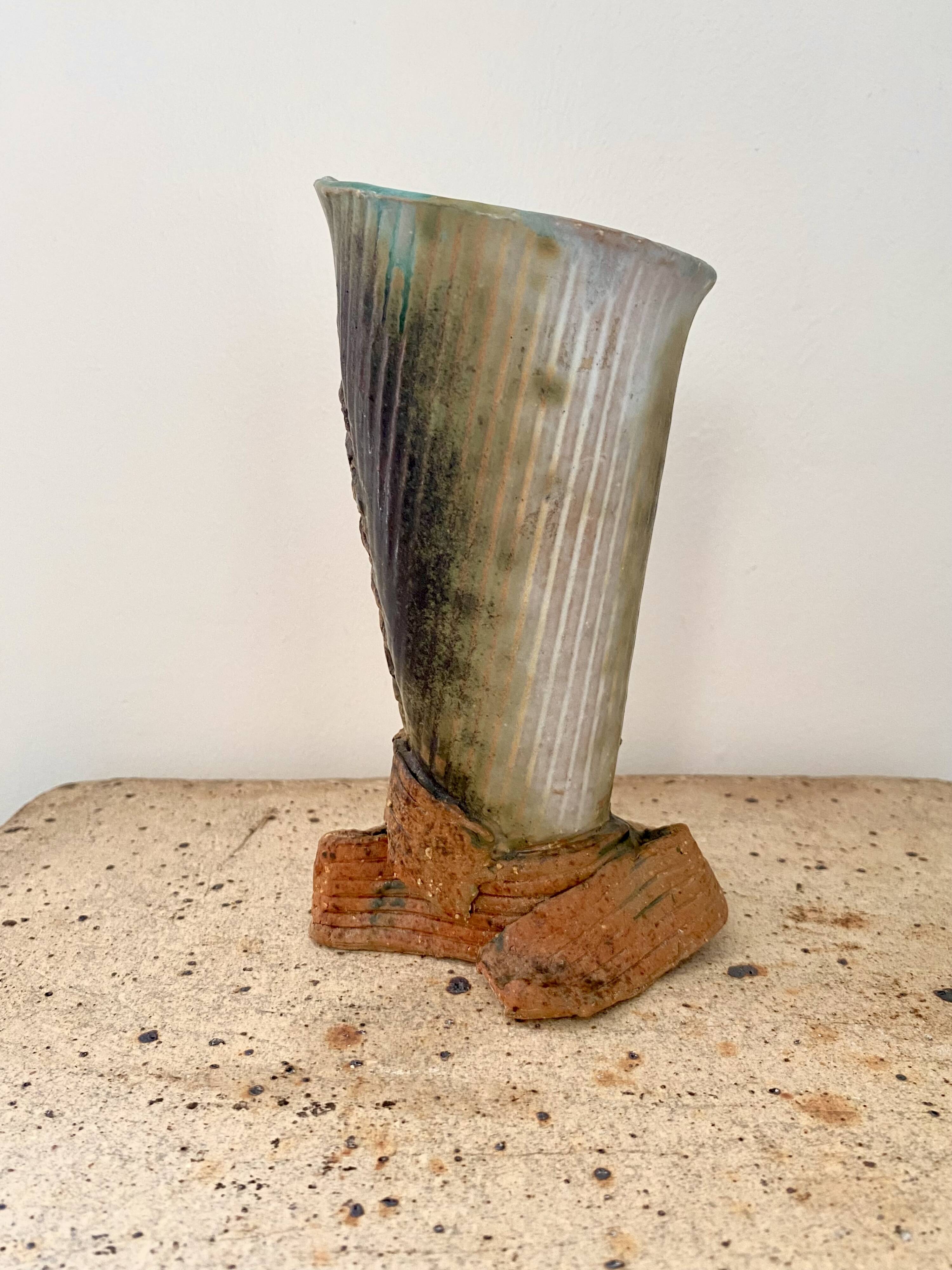 Wabi-sabi vase from the 1970s
