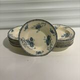 Deep plates Sarreguemine Royat