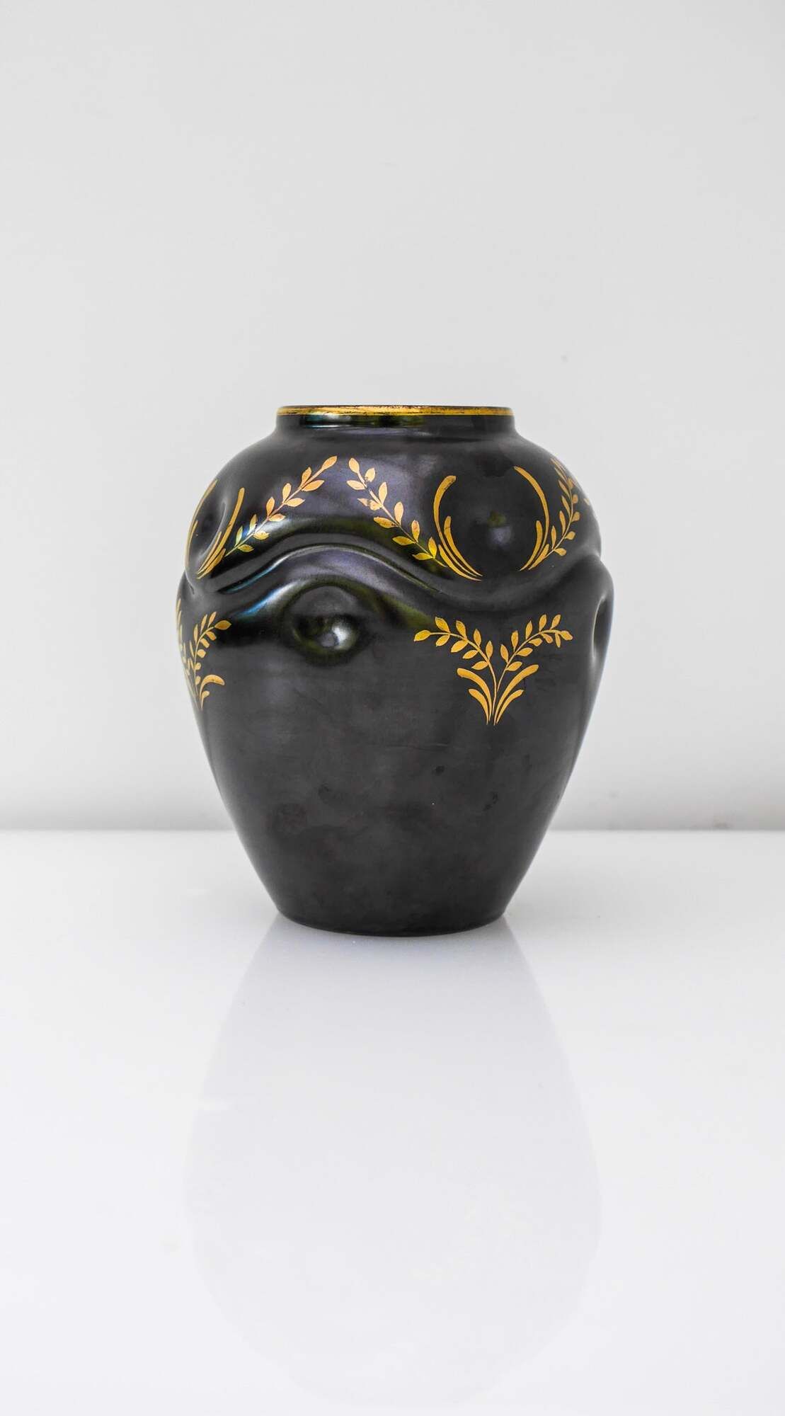 Art Deco Ceramic Vase by Harald Östergren, Upsala Ekeby, Sweden, 1935